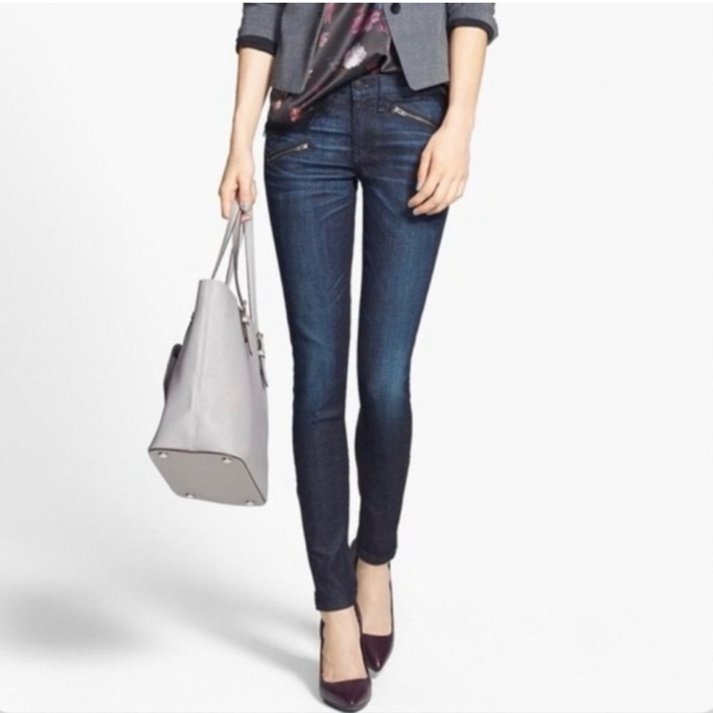 Rag & Bone Kensington Midnight Blue Skinny Jeans Size 27